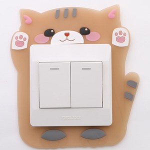 덮개형스위치보호커버 오작동방지커버,고양이