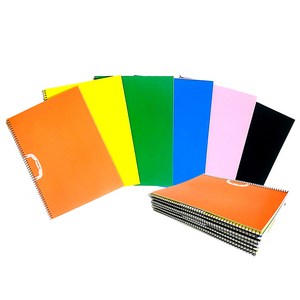 sw 상우 칼라 8절 스케치북 20매 - 10권 남녀공용 초등스케치북 주황노랑초록파랑분홍검정