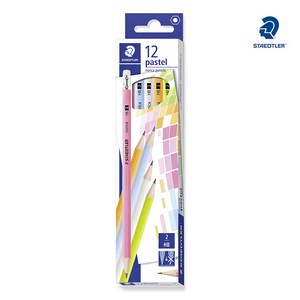스테들러 노리카 파스텔 연필 2B HB 12개입 1타스
