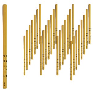 주사위 연필 2B 978594, 혼합색상, 100개