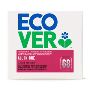 에코버 올인원 식기세척기세제 타블렛 68p, 1.36kg, 1개