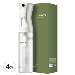 누븐 탈취제 냄새삭제 섬유탈취제 룸스프레이, 300ml, 4개