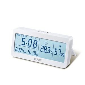 카스 디지털 온습도계 온도계 습도계 T039, 화이트, 1개