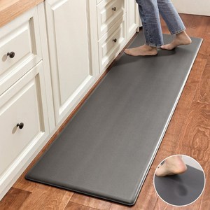 GHKO 다용도 매트 대형 주방매트 쿠션 pvc 주방매트 특대형 싱크대 매트 미끄럼방지 주방매트, 그레이, 1개