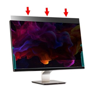 모빌앤조이 모니터 보안필름 프라이버시 사생활보호 블루라이트차단