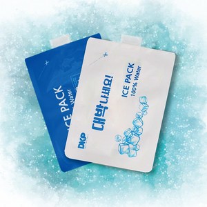아이스팩 반제품 휴대용 미니 보냉팩 100% 물 얼음팩 소형 쿨팩 15X20 화이트+물주입기