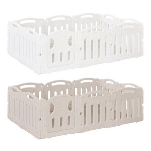 아누리 플레이베이비룸 안전울타리 안전가드 240/280~매트미포함, 화이트, 1개