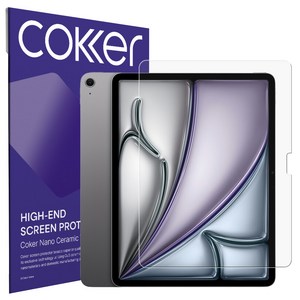 코커 아이패드 에어 11 13 M4 종이질감 블루라이트차단 저반사 지문방지 항균 액정보호필름, 1개, 페이퍼필