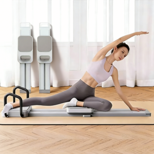 필라테스 트레이닝 보드 리포머 코어 운동 기구 접이식 요가 운동 보드 가정용 소형 홈트레이닝 피트니스 보드 다기능 바디 셰이핑 체형 교정 운동 기구, 1개, 회색