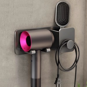 에스위두 항공 알루미늄  무타공 수납형 호텔식   헤어드라이기 거치대