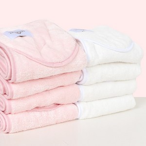 더마벳 글로브형 강아지 수건 타올 극세사 펫타올(80X40) 세트(핑크1, 화이트1)