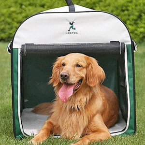 강아지 소프트 켄넬 대형견 케이지 그린(S/M/L/XL) 캐리어 카시트 캠핑