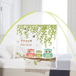 펼치면 설치끝! 귀여운 캐릭터 원터치 모기장