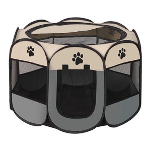 다있어유 원터치 멍.냥.이 텐트 강아지 고양이 반려동물, 1개, 그레이