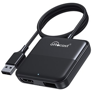 오토캐스트 Car TV Mate 미러링 TV스틱 카플레이 아이폰전용 HDMI 멀티미디어 어댑터, Car TV Mate