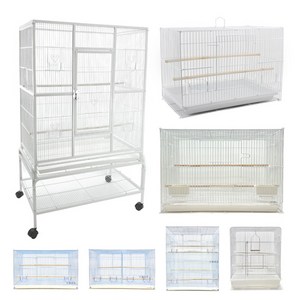 [앵무새 새장] 모란 왕관 코뉴어 잉꼬 사랑 카나리아 핀치 유리