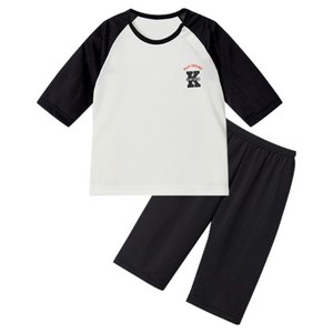 유니프랜드 아동용 케이 쿨메쉬 7부내의 상하 세트