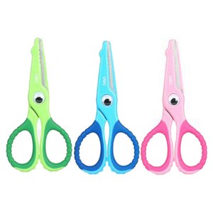 악어 캐릭터 안전가위 3개 세트