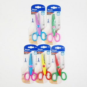사무용 모양가위 세트 유아용 공작가위 5종