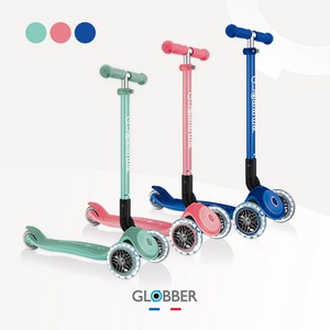 NEW 최신형 글로버 킥보드 프리모 폴더블 플러스 라이트 어린이 씽씽이 스쿠터 접이식 LED 세바퀴