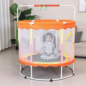 원형 어린이 안전 트램펄린 아기 방방이