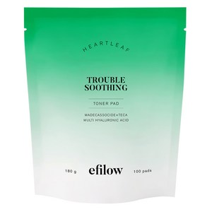 에필로우 어성초 마데카소사이드 트러블 수딩 토너패드 리필 180g, 1개, 100매입
