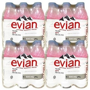에비앙 천연광천수 500ml x 24개
