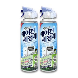 산도깨비 에어컨 세정제 330ml x 2개 청소 크리너 먼지제거