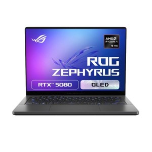 에이수스 2025 ROG 제피러스 G14 라이젠9 지포스 RTX 5080, Eclipse Gray, 512GB, 16GB, WIN11 Home, GA403WW-QS114W