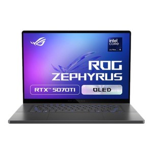 에이수스 2025 ROG 제피러스 G16 코어Ultra9 인텔 2세대 지포스 RTX 5070 Ti, 이클립스 그레이, 1TB, 64GB, WIN11 Pro, GU605CR-QR152W