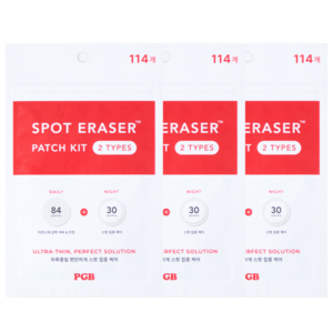 피지비 스팟이레이저 여드름패치 대용량, 3개, 114개입