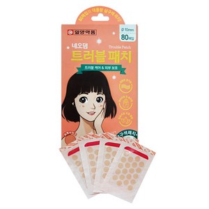 일양약품 네오덤 트러블패치 살구색, 80개입, 1개