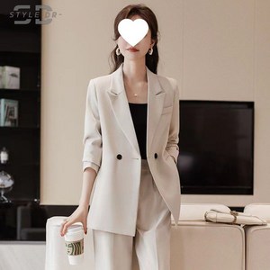 스타일닥터 여성 직업용 정장 세트 캐주얼 스타일 투피스