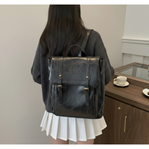 데일리 여성 비즈니스 여행 여자 가죽 가방 백팩 배낭