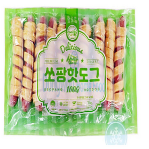 쿠즈락 쏘팡매직 핫도그, 1kg, 10개