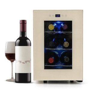 폴리나 와인셀러 자가설치 6병, WST-2301T, 아이보리