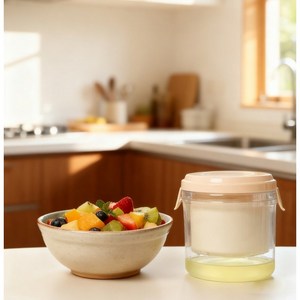 유청분리기 그릭요거트 메이커 1초 자동 요술 짤순이 야채탈수기 1세트 오이지짤순이 음식탈수기 유청분리기