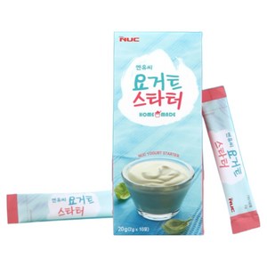 엔유씨 본사 요거트 스타터 파우더 그릭, 2g, 1박스, 10개입