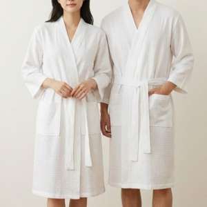 Maison de LAB 프리미엄 호텔 샤워가운, 화이트 / 3XL, 1개