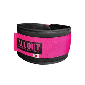 ALL OUT 트레이닝 벨트 웨이트 리프팅용 S사이즈 핑크