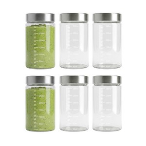 내열유리 눈금유리병 세트