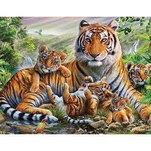 엠제이에스 명화그리기  50x40cm (캔버스형) DIY 유화 세트