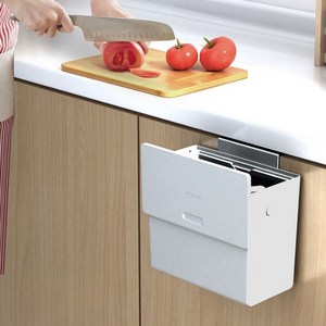 살림소담 주방 싱크대 벽걸이 걸이형 휴지통 쓰레기통