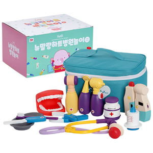 [캐스B] 플레이 뉴말랑하트 병원놀이 - 아기인형 의사놀이 사회성발달 역할놀이, 혼합, 1개