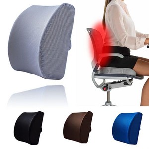 의자 등받이 허리받침대 쿠션 메모리폼 사무실 지지대 15493PC 1(PC)