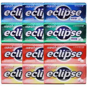 이클립스 34g 피치,스트로베리,페퍼민트,스피아민트, 3세트, 136g