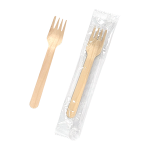 원바이 OPP 우드포크 개별포장 140mm 2000개, 1박스, 2000개입