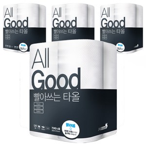 올굿 빨아쓰는 타올, 75매, 16개