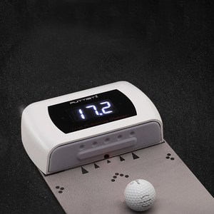 퍼티스트2 디지털 골프연습용품 퍼팅연습기 가정용 퍼팅 매트, 화이트, 1개