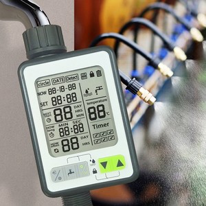 HK sell 프리쿨 자동 물주기 세트 각도 조절 미세 분사, 15P 세트(급수타이머 포함), 1개